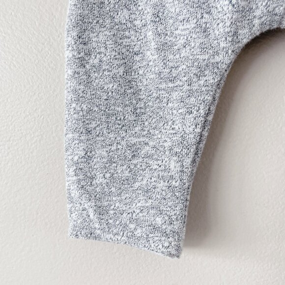 GAP sweatpant reversible 0-3m marled salt & pepper unisex grey & white - Picture 11 of 17
